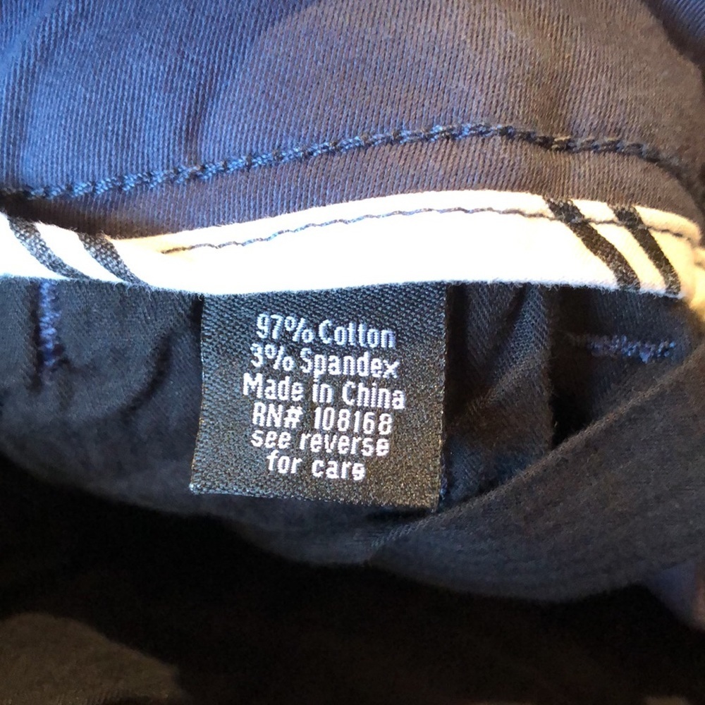 NWOT RSQ Mens New York slim straight chino pant in washed navy stretch 32x30 - Picture 8 of 8